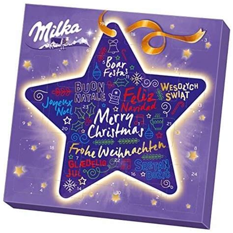 Calendrier De L Avent Milka Au Bon Chocolat Au Lait