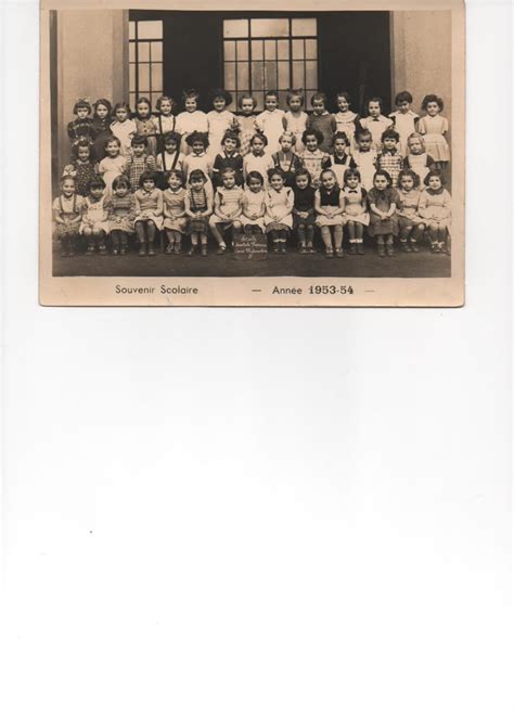 Photo de classe Cours préparatoire B de 1954 ECOLE ANATOLE FRANCE