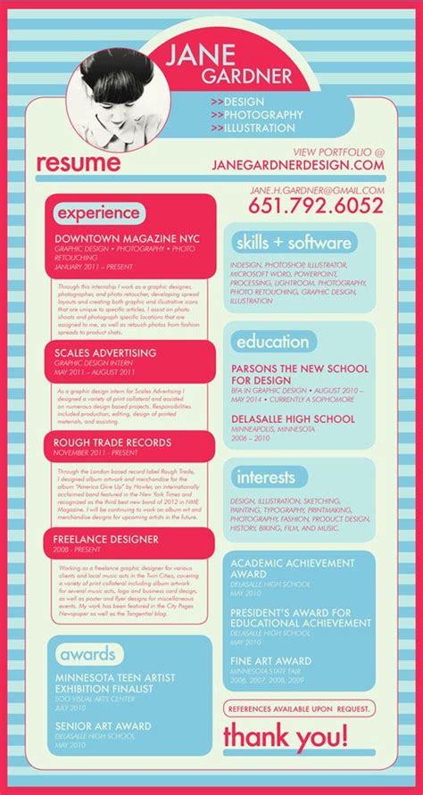 Showcase Of Inspiring Resume Designs 2012 Designbeep Creative