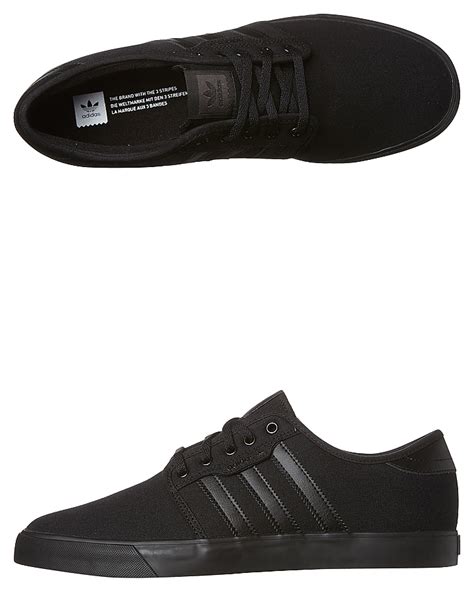 Adidas Mens Seeley Shoe - Black Black | SurfStitch