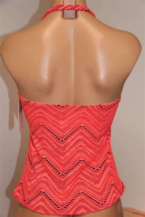 Nwt Island Escape Swimsuit Bikini Tankini Top Sz Twist Bandini