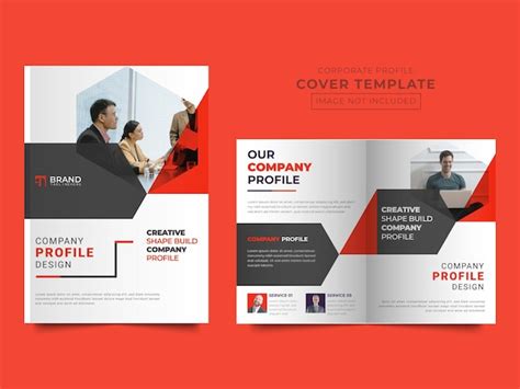 Premium Vector Company Profile Book Cover Brochure Template Layout Design