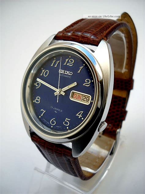 Vintage Seiko Automatic Automatik Herrenuhr Tag Datum