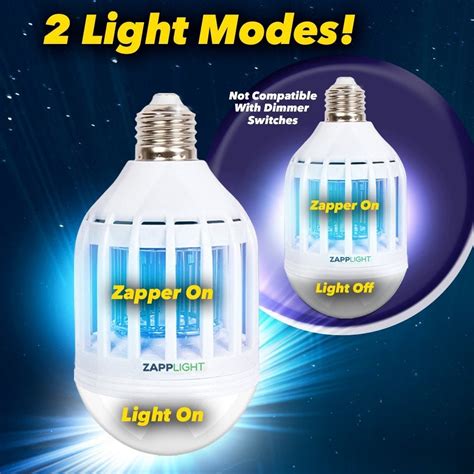 Zapplight Bug Zapper And Led Light Bulbhead Bulbhead International