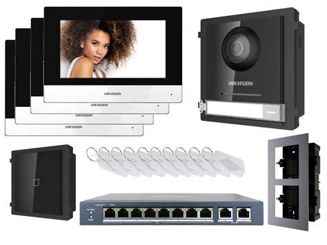 Wideodomofon Modu Owy Hikvision Ip Poe X Monitor