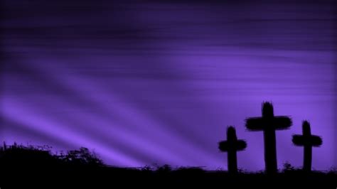 Crosses Three Violet Purple Sd And Hd Still Vision 111 Sermonspice