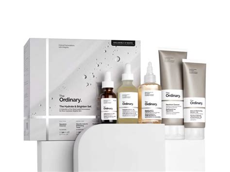 The Ordinary’s set of five full-size products is…