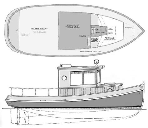 planing hull boats: Model Tug Boat Plans