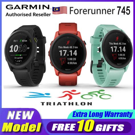 Garmin Forerunner Gps Triathlon Smart Watch Lazada