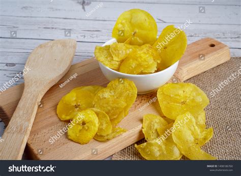 Malaysian Indonesian Snack Called Kerepek Pisang Stock Photo Edit Now