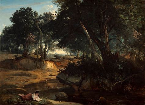 Corot FLORESTA DE FONTAINEBLEAU VÍRUS DA ARTE CIA Lu Dias Carvalho