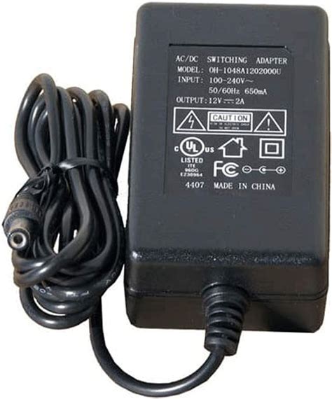 Amazon VideoSecu 12V DC 2A Security Camera Power Supply Adapter