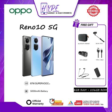 Oppo Reno G Gb Gb Fhd D Amoled L Mah W