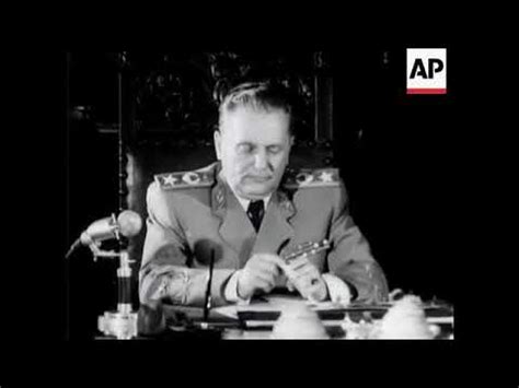 Interview With Marshal Josip Broz Tito Rare Youtube