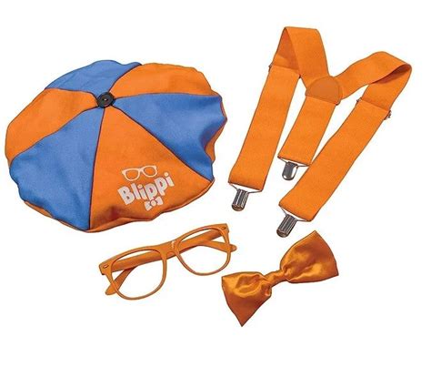 Blippi Kit Educational Show Costume Accessories Adult Teen Arlenes Costumes