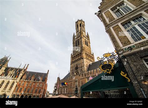 Brugge, Belgium - November, 2017. Brugge medieval historic city. Brugge ...