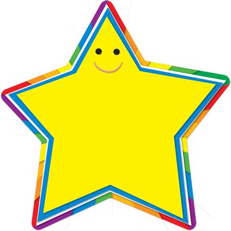 Carson Dellosa 36 Piece Star Bulletin Board Cutouts Yellow