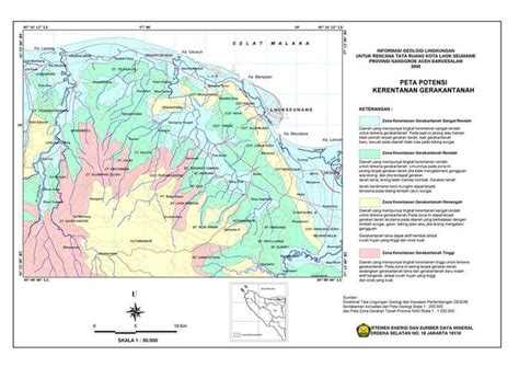 Peta Gerakan Tanah Lhokseumawe Katalog Peta Banda Aceh
