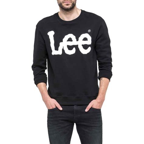 Lee Logo Sweatshirt Black | Dressinn