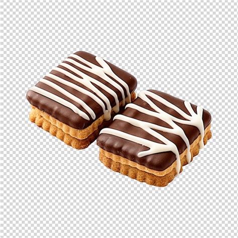 Premium Psd Cookies Biscuit Isolated On White