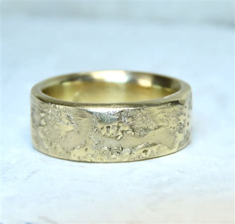 Mm Wide Relic Gold Ring Debra Fallowfield Makes Custom Jewellery To