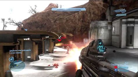 Halo Reach Multiplayer Beta Gameplay Capture The Flag Powerhouse Youtube