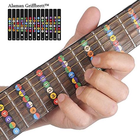 Alaman Sticker de touche pour guitare parfait pour les débutants