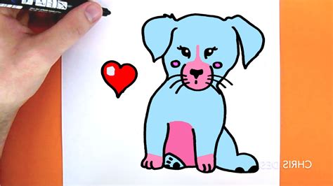 Dessin Facile Impressionnant Images Ment Dessiner Un Chien Kawaii