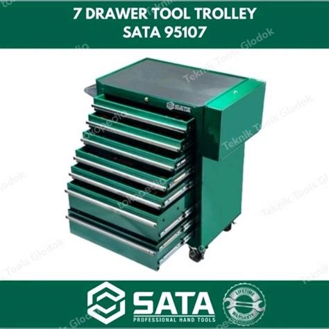 Jual Troley Tools Susun 7 7 Drawer Tools Trolley 95107 SATA TOOLS Di