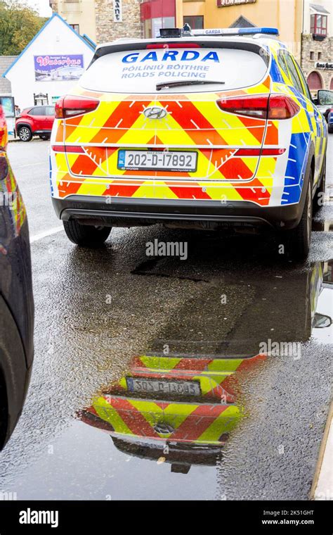 Irish Police Car Garda Car Of Roads Policing Unit Of An Garda Siochana