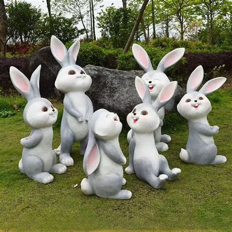 Rabbit Garden Statue - Lindo Garden Sculpture