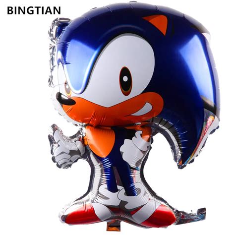 BINGTIAN 1pcs Classic Toys Inflatable Sonic Balloons Party Decorations ...