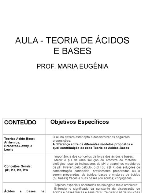 Pdf Aula Teoria De Cidos E Bases Dokumen Tips