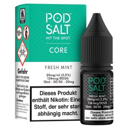 Pod Salt Pod Salt Core Fresh Mint Nikotinsalz Liquid