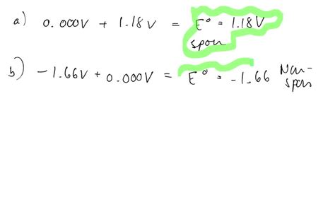 Solved For Each Of The Following Reactions Determine The Overall