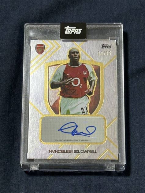 Yahoo オークション Topps Arsenal Invincibles Sol Campbell Auto 7