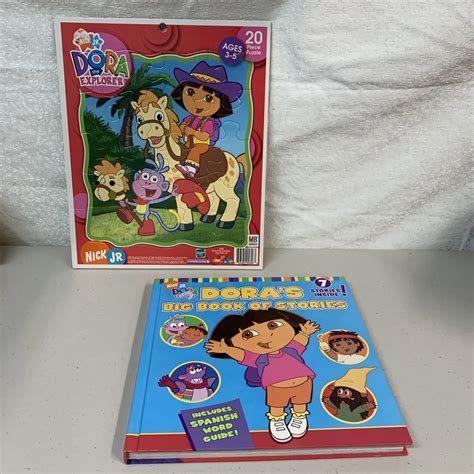 Vintage Nickelodeons Dora The Explorer 24 Piece Puzzle 46 Off