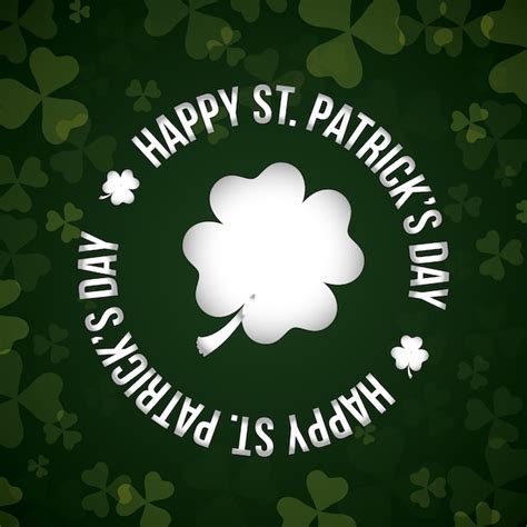 Premium Vector Happy Saint Patricks Day Design