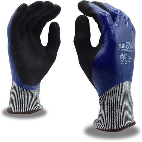 Cordova 3726L Tuf Cor 13 Gauge HPPE Glass Fiber Shell Gloves Blue