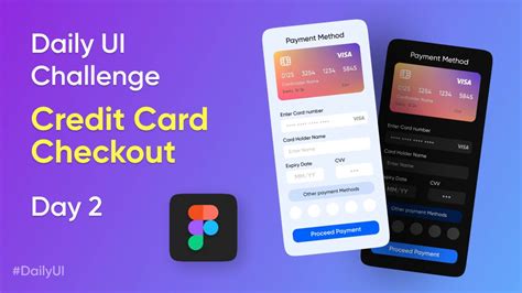 Figma Credit Card Checkout Ui Free