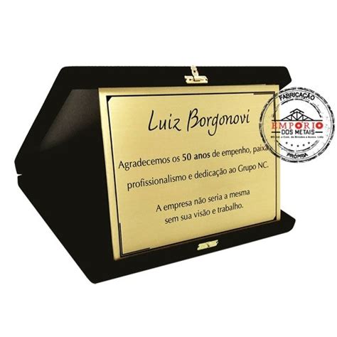 Placa De Agradecimento 1727 Placas De Homenagem Personalizadas