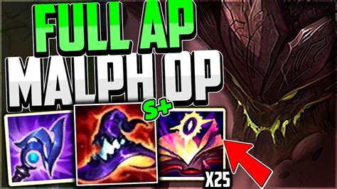 AP MALPHITE IS STRONGER THAN EVER BEST BUILD RUNES Malphite Guide