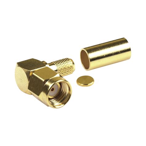 Conector Sma Macho Inverso En Angulo Recto De Anillo Plegable