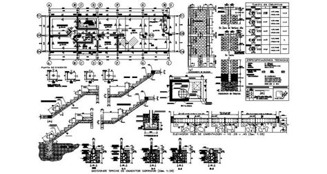 Various Rcc Structural Units Drawings 2d View Autocad File Cadbull