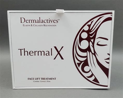 Dermalactives Thermal X Face Lift Treatment Heating Mask Serum Etsy