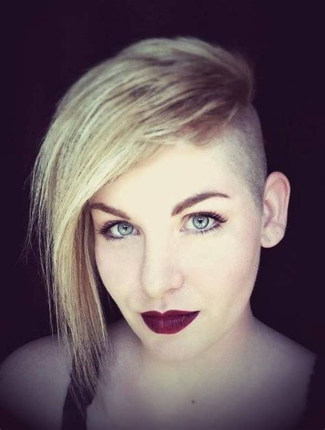 95 Bold Shaved Hairstyles For Women Half Shaved Hair Half Shaved