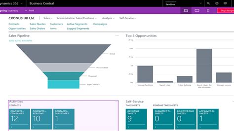 Microsoft Dynamics 365 Business Central Logiciel ERP