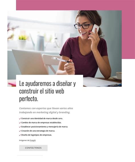 Te Ayudaremos A Dise Ar El Sitio Web Perfecto Plantilla Html