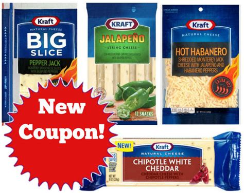 New Kraft Spicy Cheese Coupon!