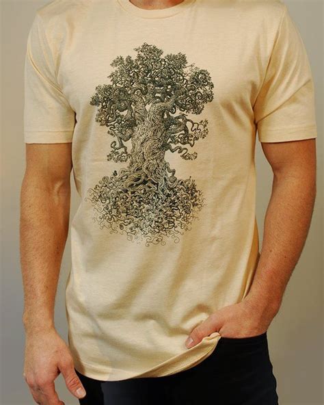 Tree Shirt Gnarled Tree Tshirt Mens Graphic Tee Etsy In 2021 Mens